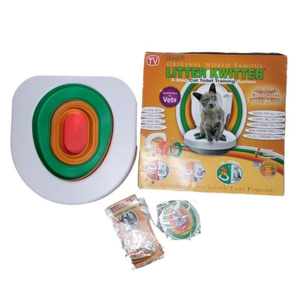 Cat Litter Kwitter Cat Toilet Training Devise Gradually Helps Cat Use